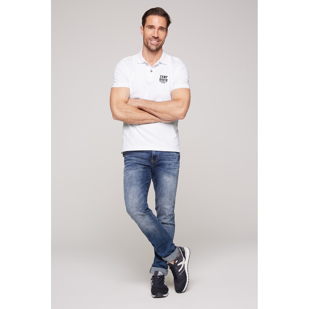 CAMP DAVID Poloshirt Mit Elasthan-Anteil ▷ Kaufen