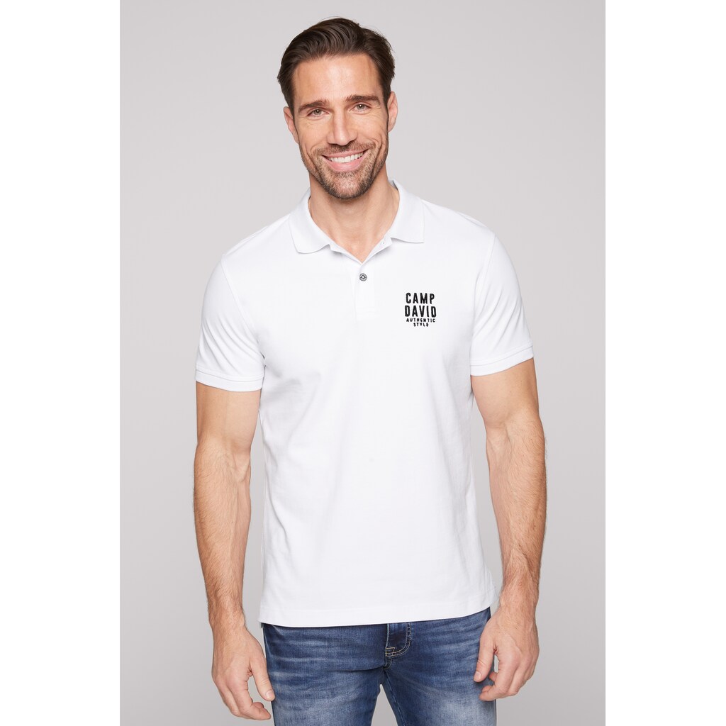 CAMP DAVID Poloshirt mit Elasthan-Anteil ▷ kaufen