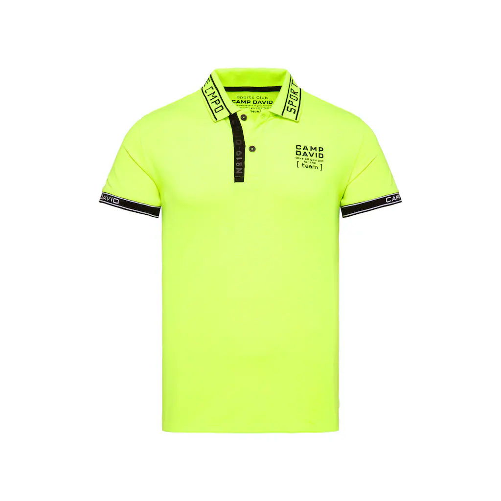 CAMP DAVID Poloshirt Mit Seitenschlitze ▷ Für