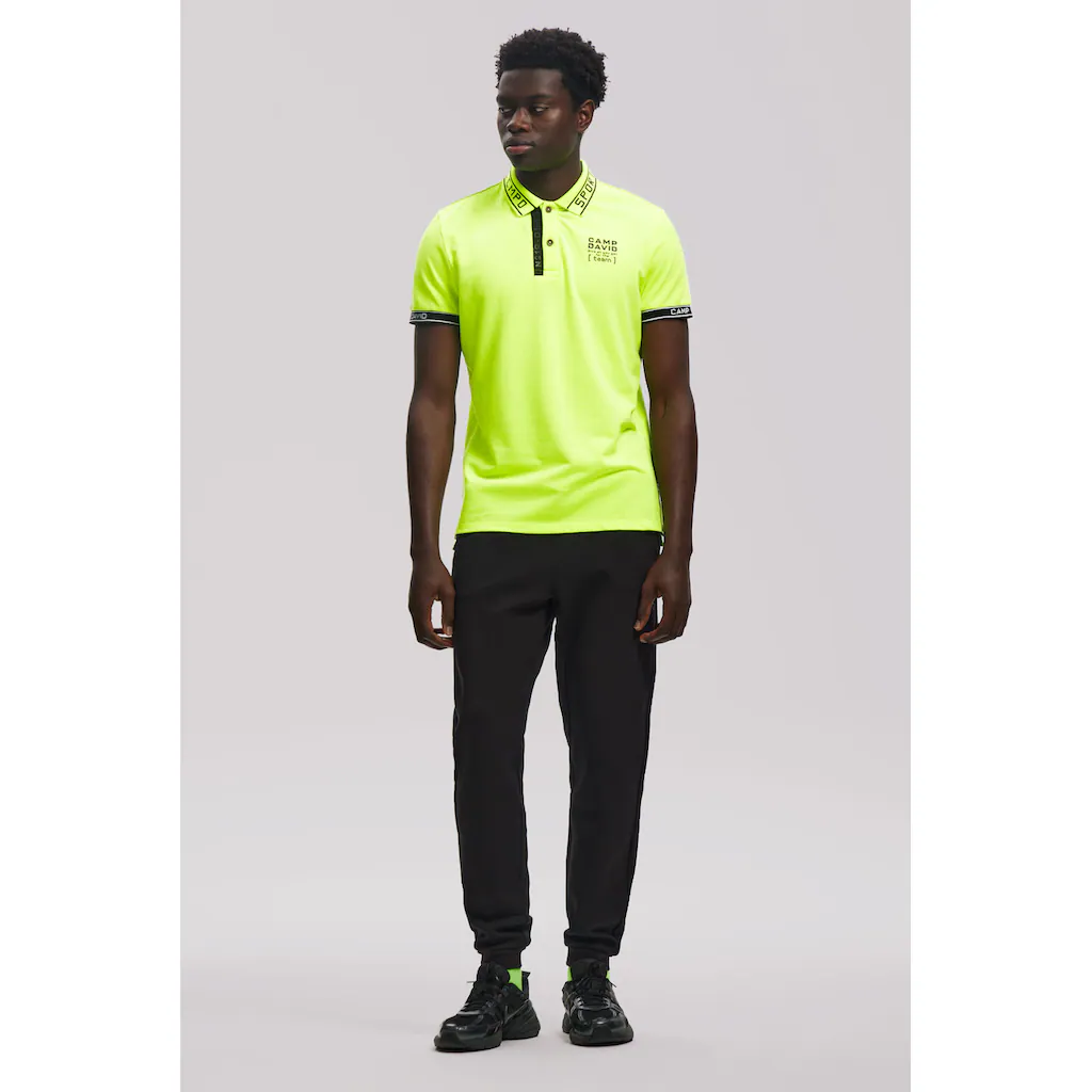 CAMP DAVID Poloshirt Mit Seitenschlitze ▷ Für