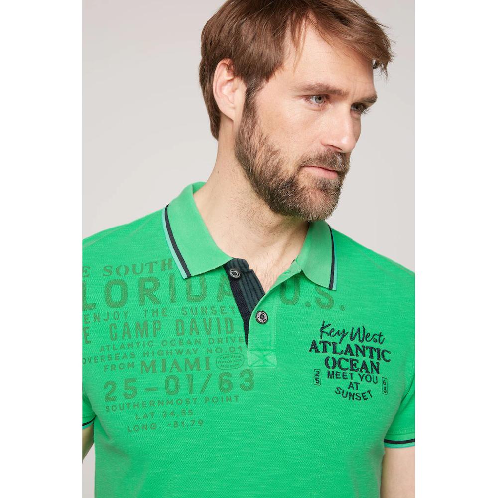 CAMP DAVID Poloshirt Mit Stylischem Seitenschlitz ▷ Bestellen