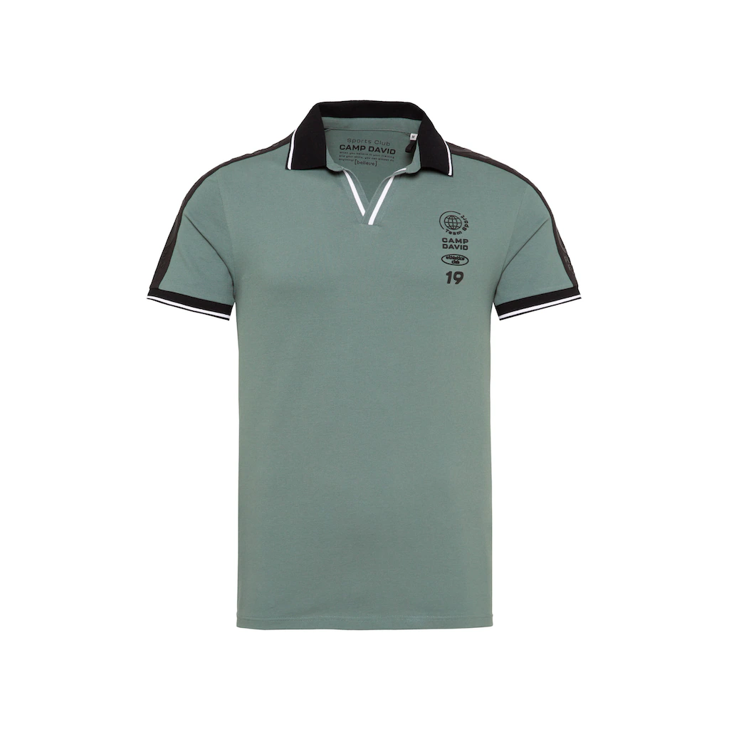 CAMP DAVID Poloshirt Mit V-Ausschnitt ▷ Bestellen
