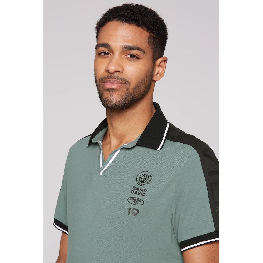 CAMP DAVID Poloshirt Mit V-Ausschnitt ▷ Bestellen