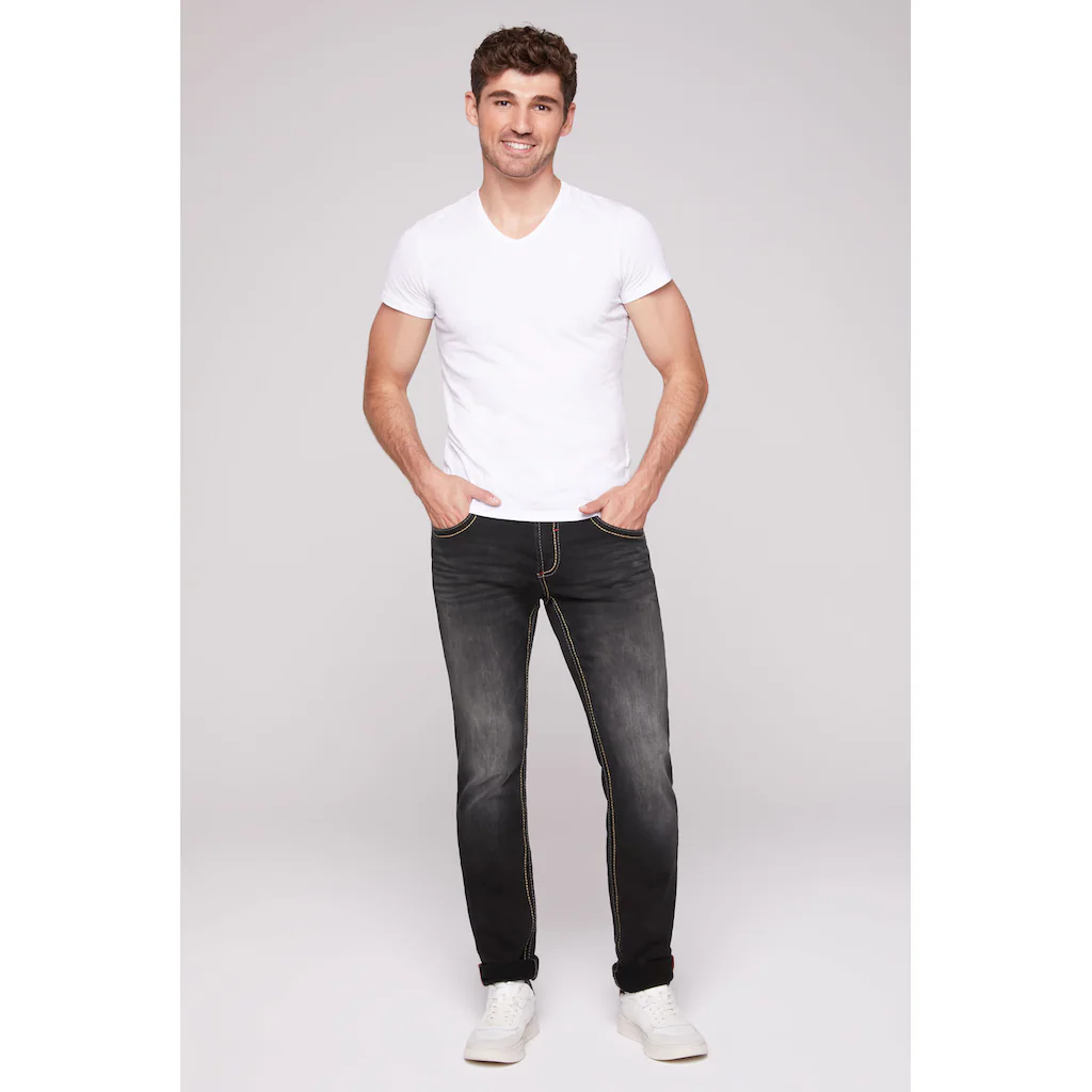 CAMP DAVID Regular-fit-Jeans Mit Bleaching-Effekten ▷ Kaufen