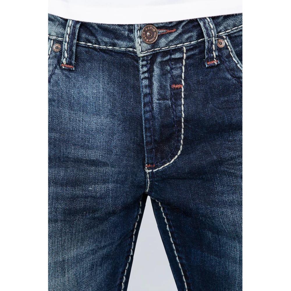 CAMP DAVID Regular-fit-Jeans Mit Kontrast-Riegel ▷ Für