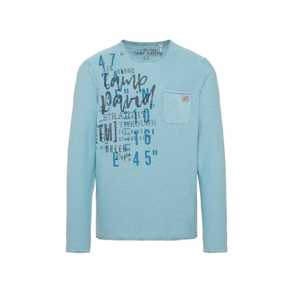 CAMP DAVID Rundhalspullover In Linksstrick ▷ Kaufen
