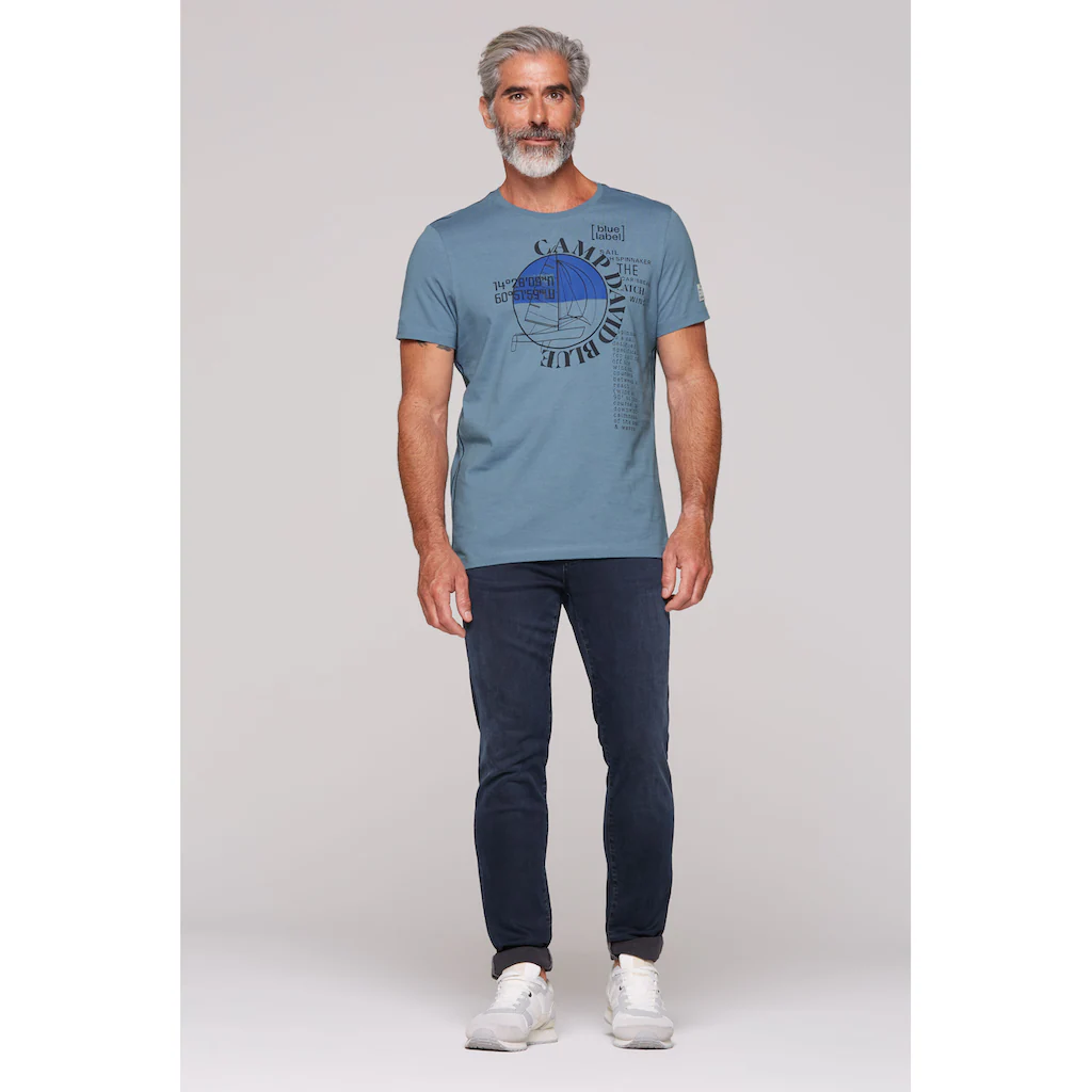 CAMP DAVID Rundhalsshirt Aus Baumwolle