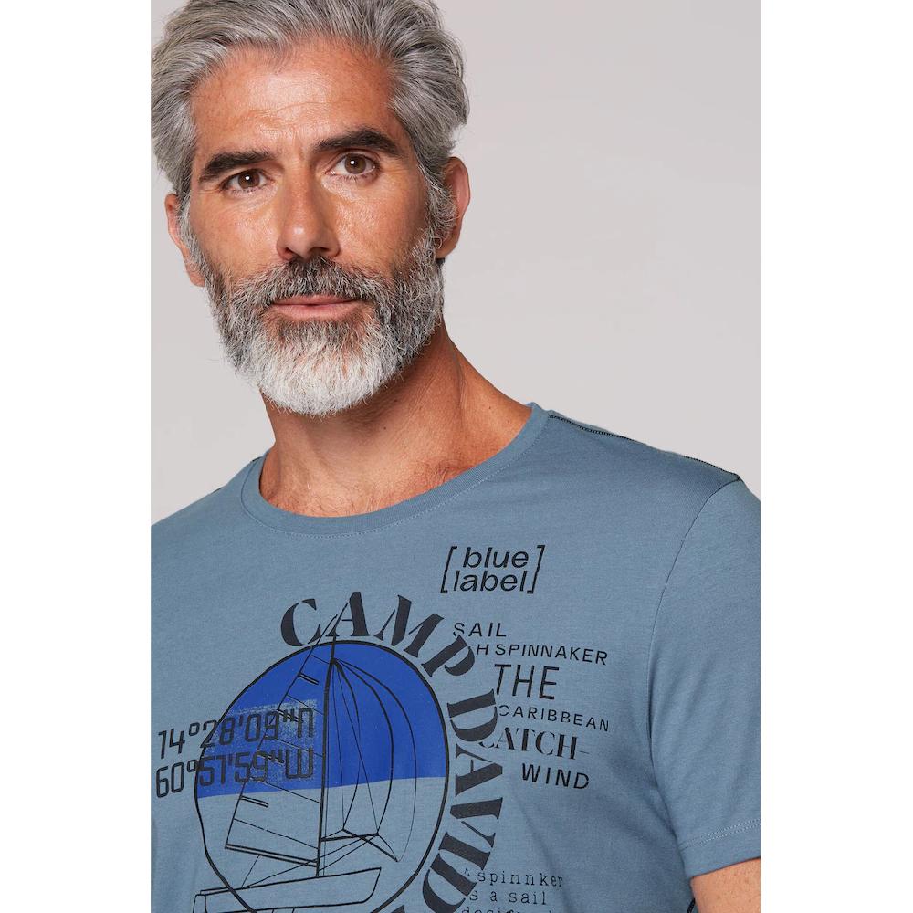 CAMP DAVID Rundhalsshirt Aus Baumwolle