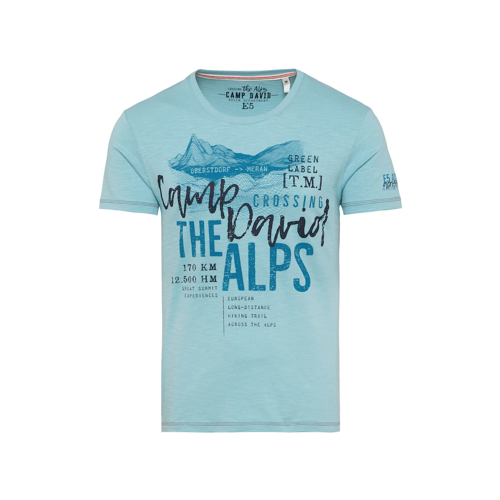 CAMP DAVID Rundhalsshirt Aus Baumwolle ▷ Bestellen