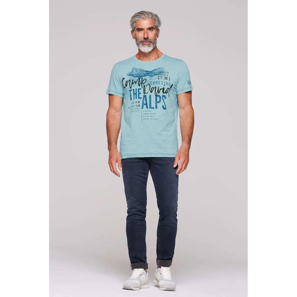 CAMP DAVID Rundhalsshirt Aus Baumwolle ▷ Bestellen
