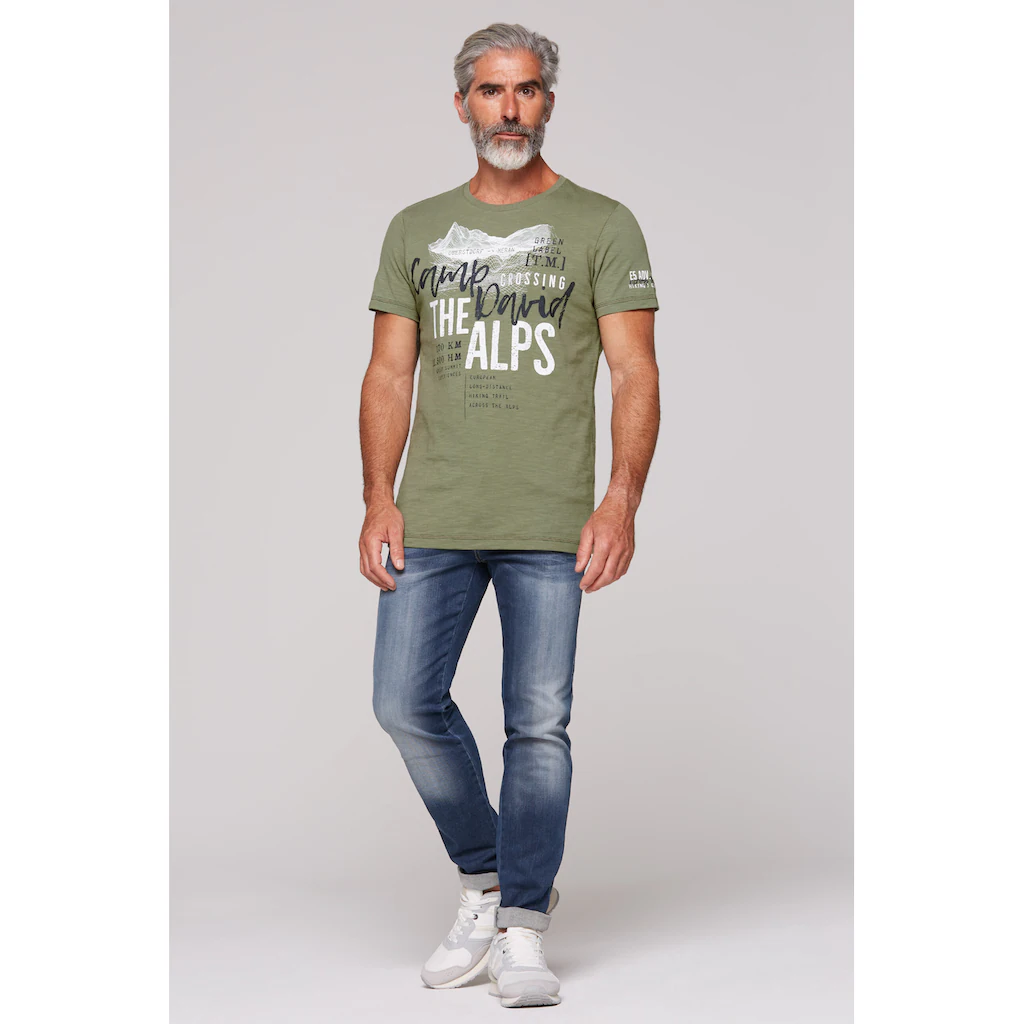 CAMP DAVID Rundhalsshirt Aus Baumwolle ▷ Für