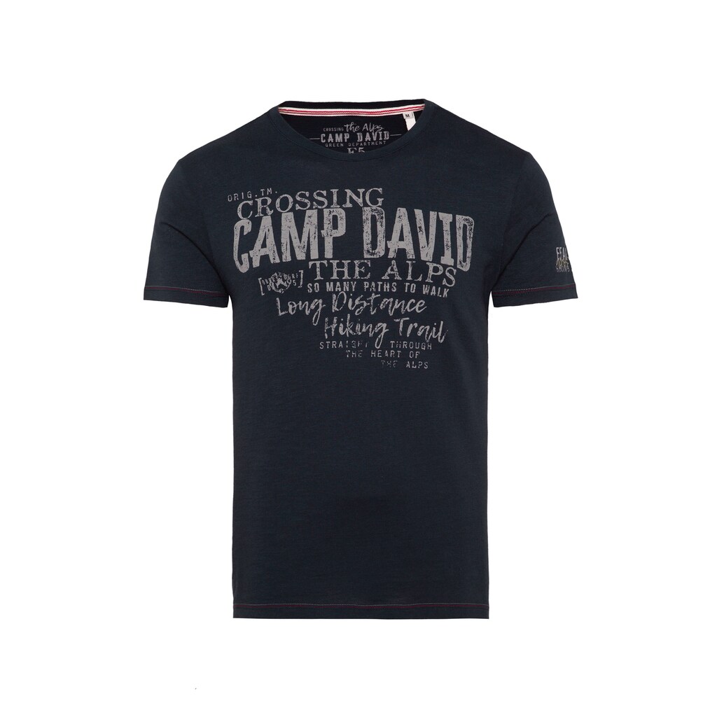 CAMP DAVID Rundhalsshirt Aus Baumwolle ▷ Für