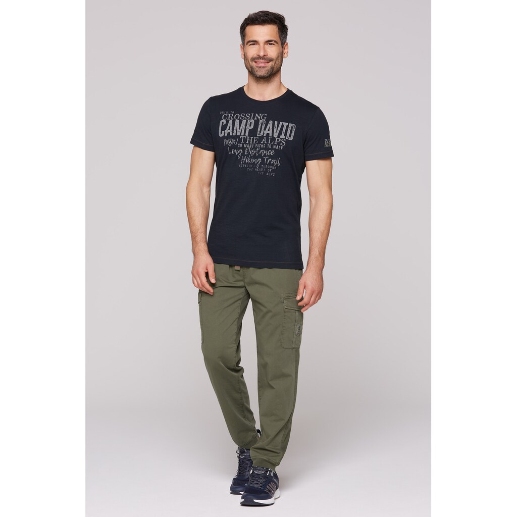 CAMP DAVID Rundhalsshirt Aus Baumwolle ▷ Für