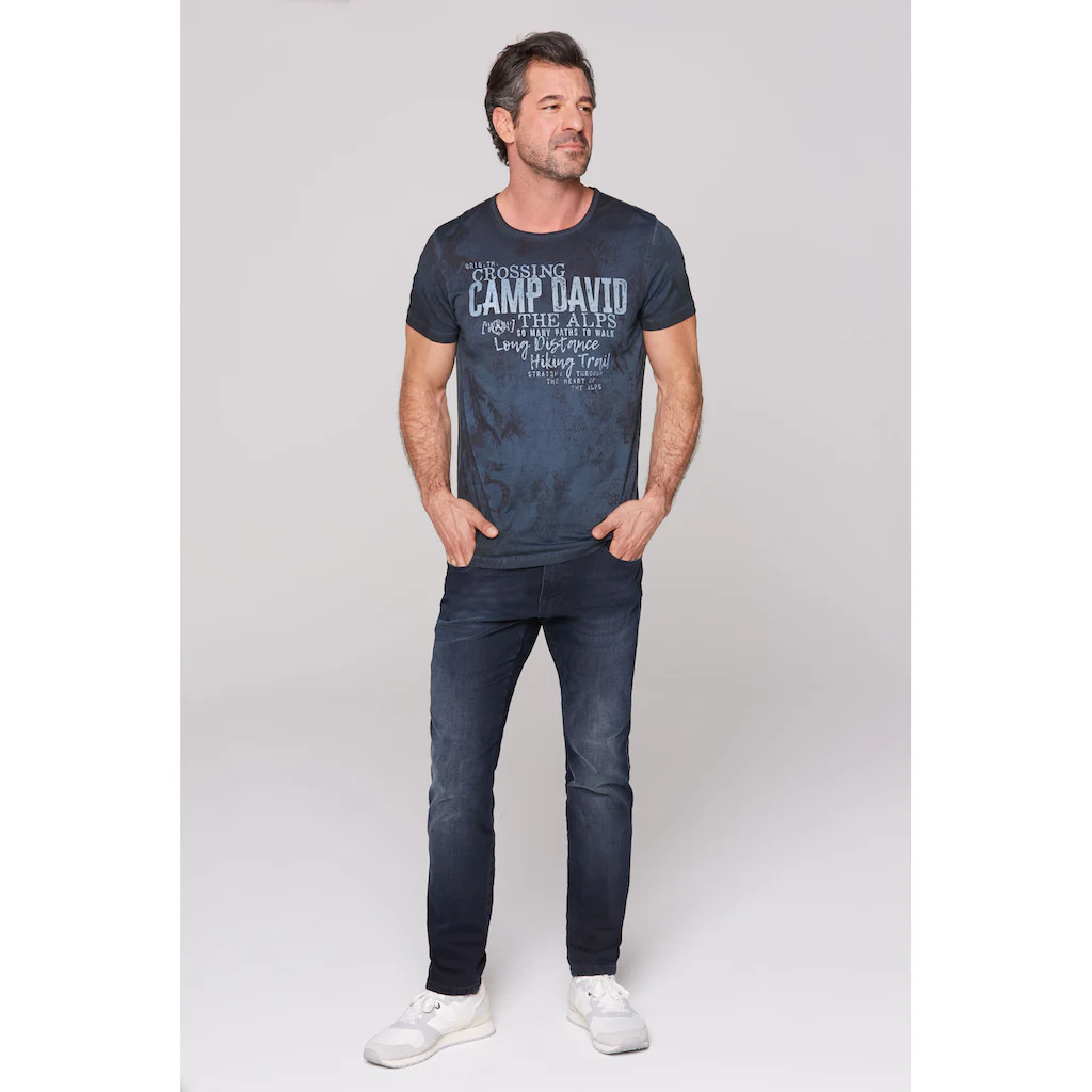 CAMP DAVID Rundhalsshirt Aus Baumwolle ▷ Für
