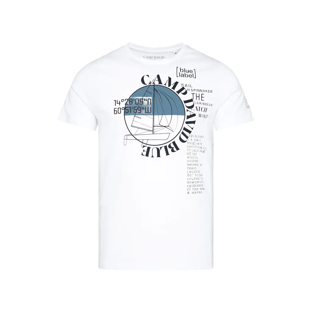 CAMP DAVID Rundhalsshirt Aus Baumwolle ▷ Für