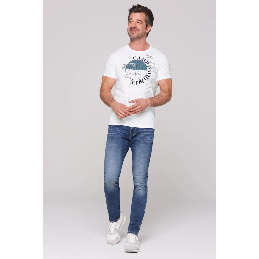 CAMP DAVID Rundhalsshirt Aus Baumwolle ▷ Für