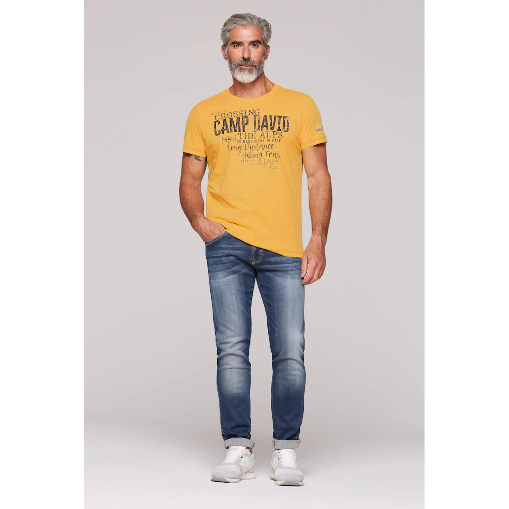 CAMP DAVID Rundhalsshirt Aus Baumwolle ▷ Kaufen