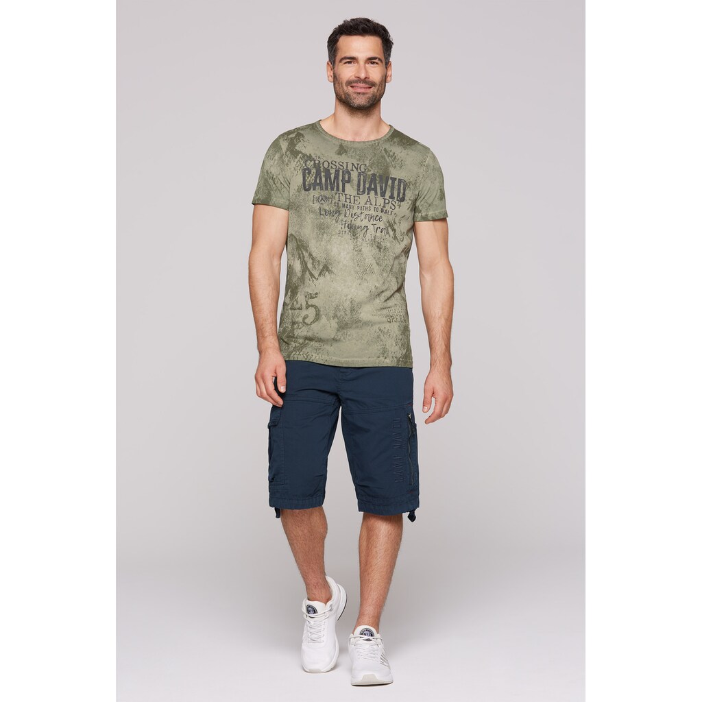 CAMP DAVID Rundhalsshirt Aus Baumwolle ▷ Kaufen