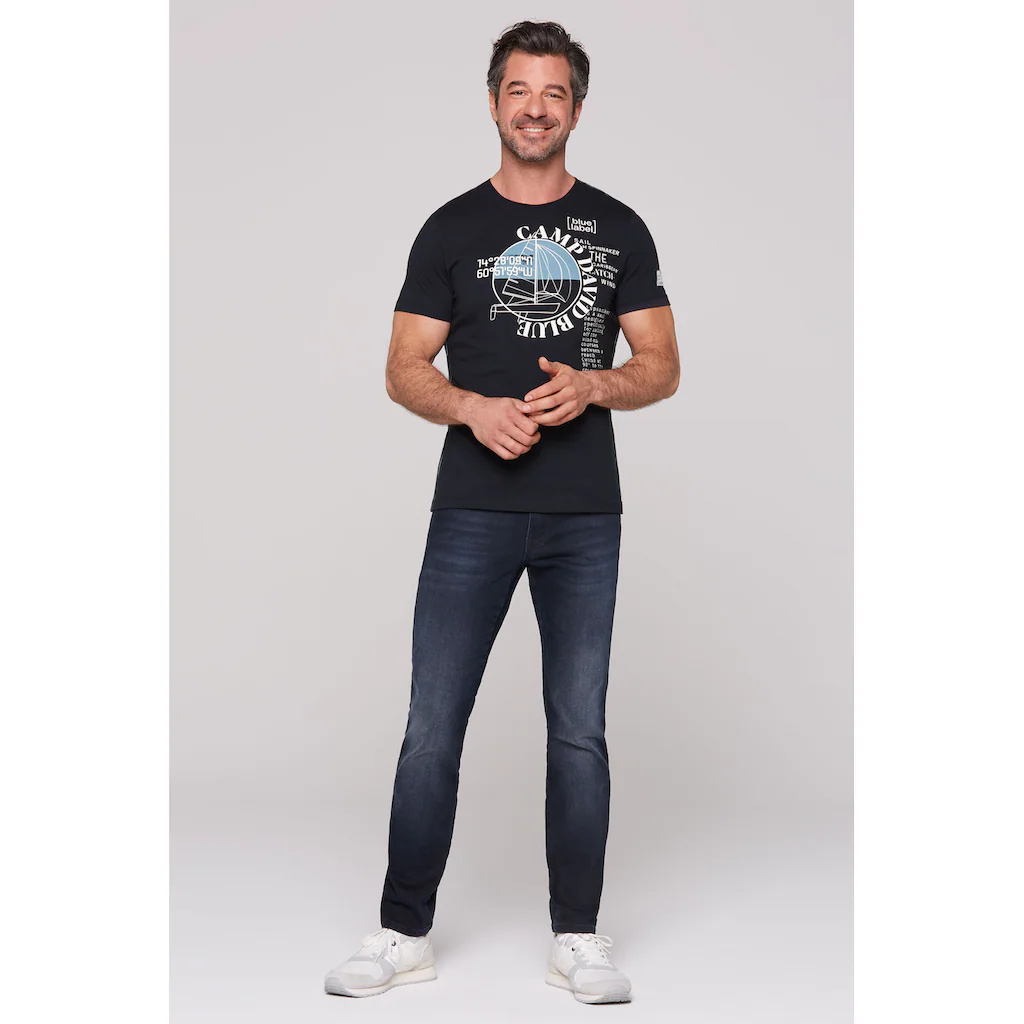 CAMP DAVID Rundhalsshirt Aus Baumwolle