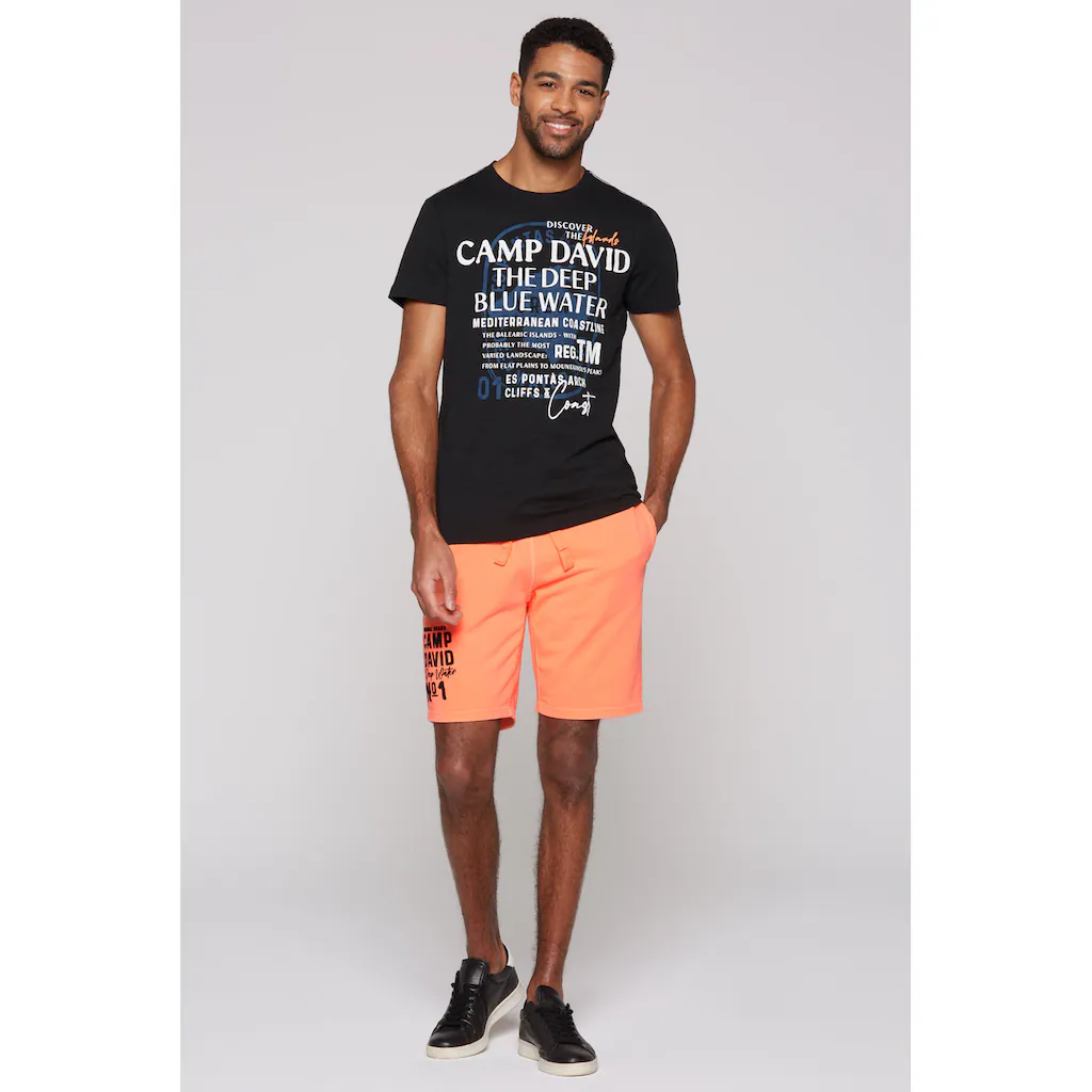 CAMP DAVID Rundhalsshirt Aus Baumwolle