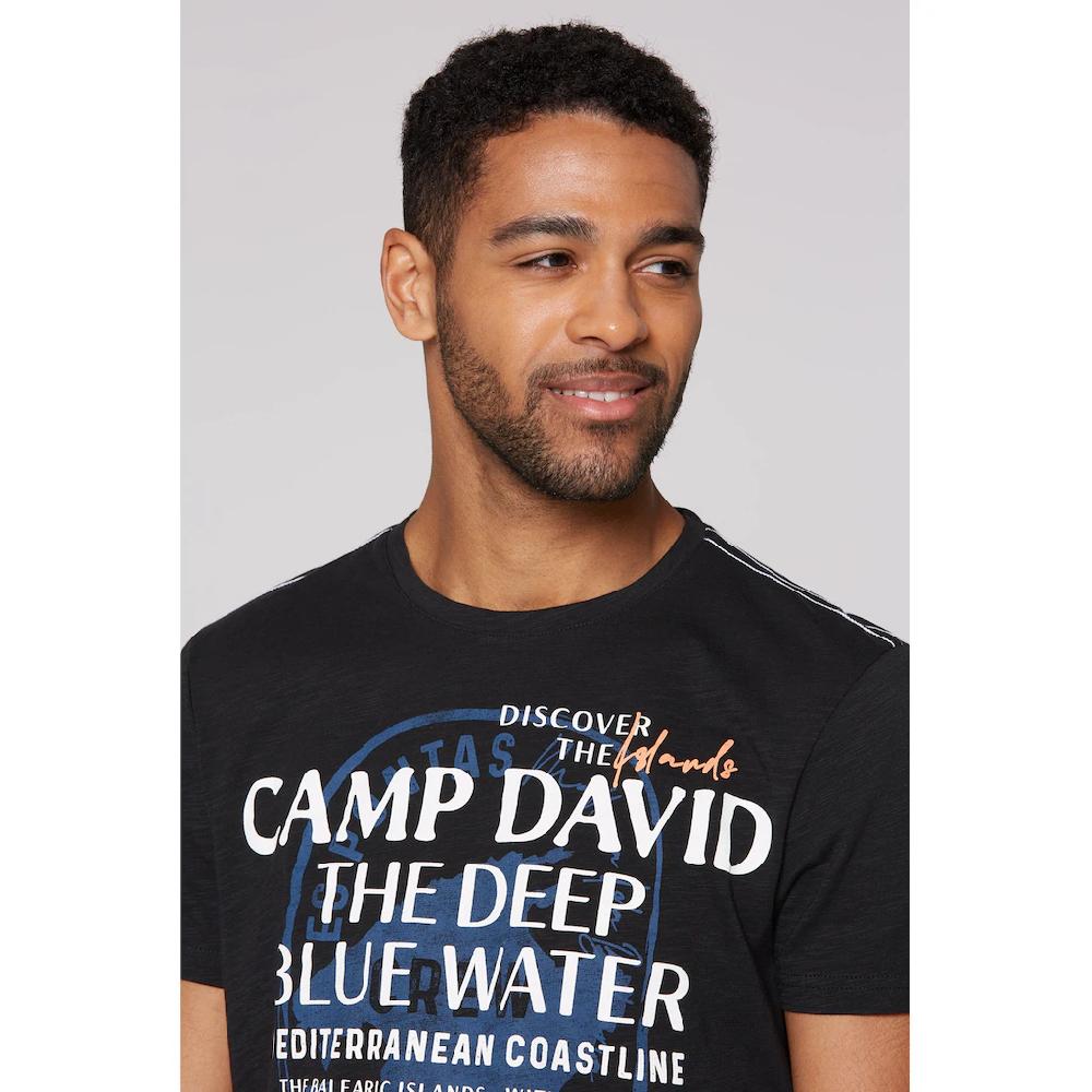 CAMP DAVID Rundhalsshirt Aus Baumwolle