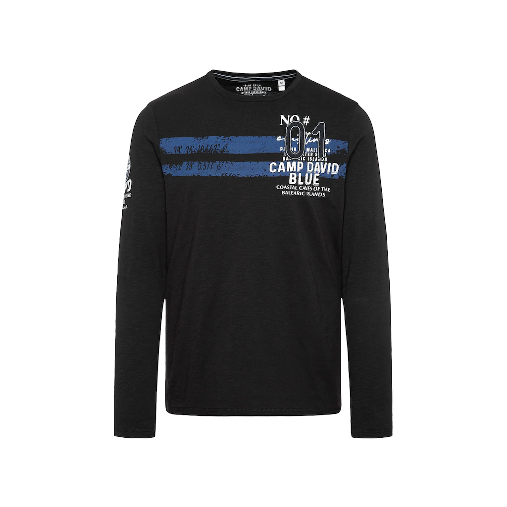 CAMP DAVID Rundhalsshirt Aus Baumwolle