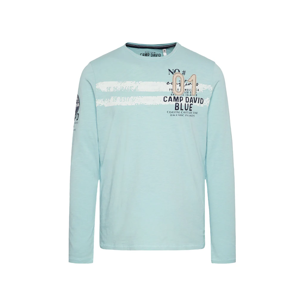 CAMP DAVID Rundhalsshirt Aus Baumwolle