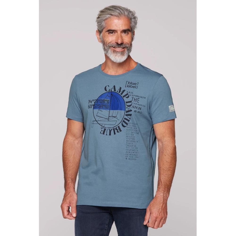 CAMP DAVID Rundhalsshirt aus Baumwolle