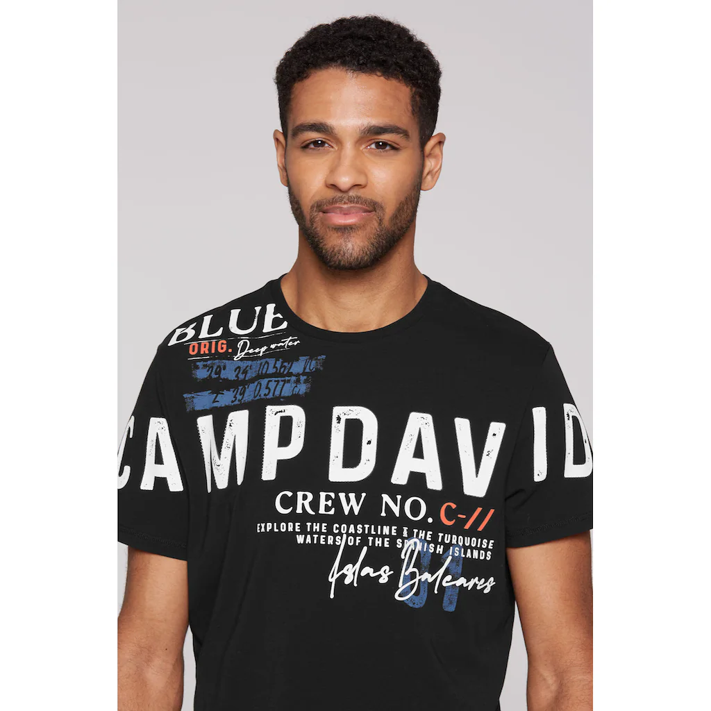 CAMP DAVID Rundhalsshirt Mit Baumwolle