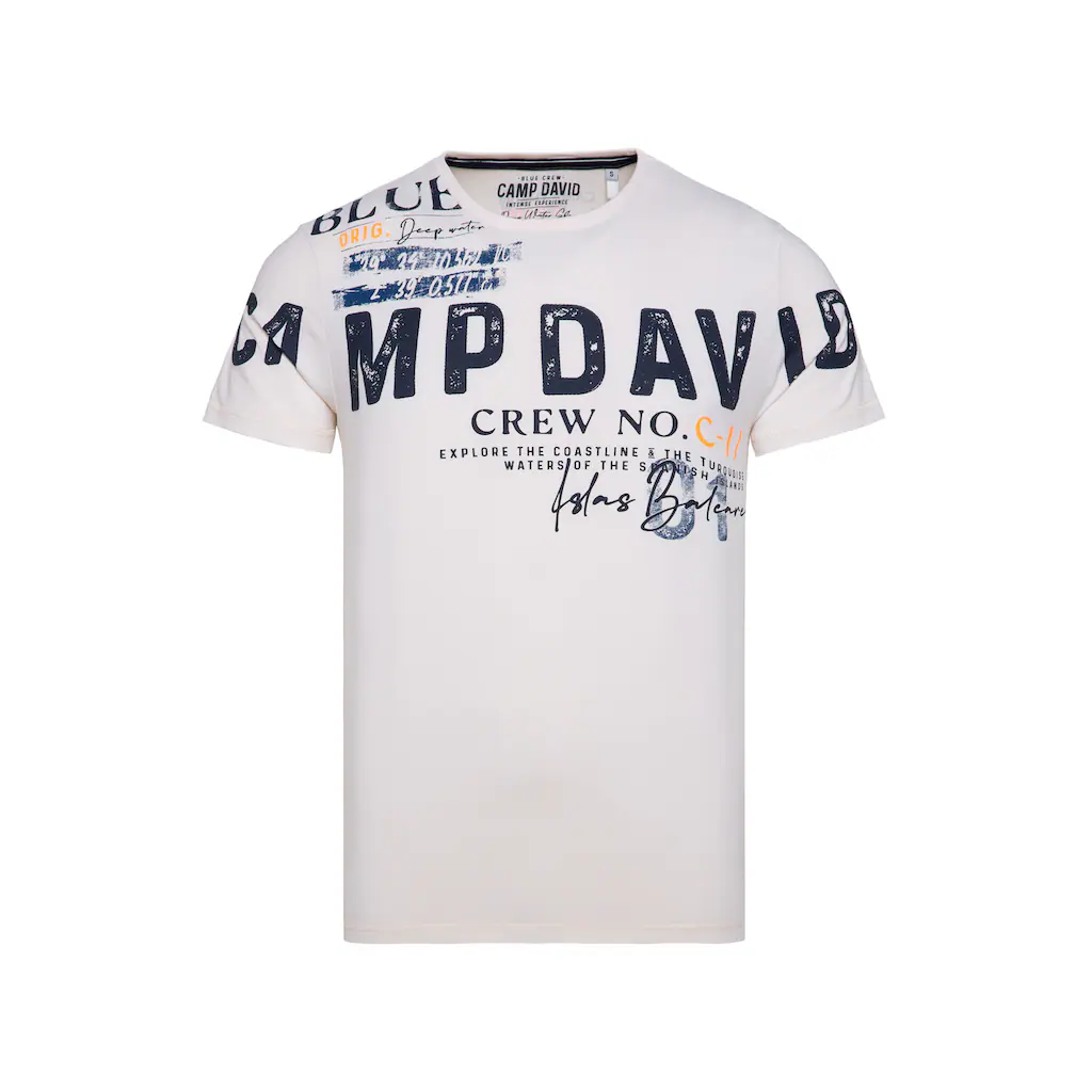 CAMP DAVID Rundhalsshirt Mit Baumwolle