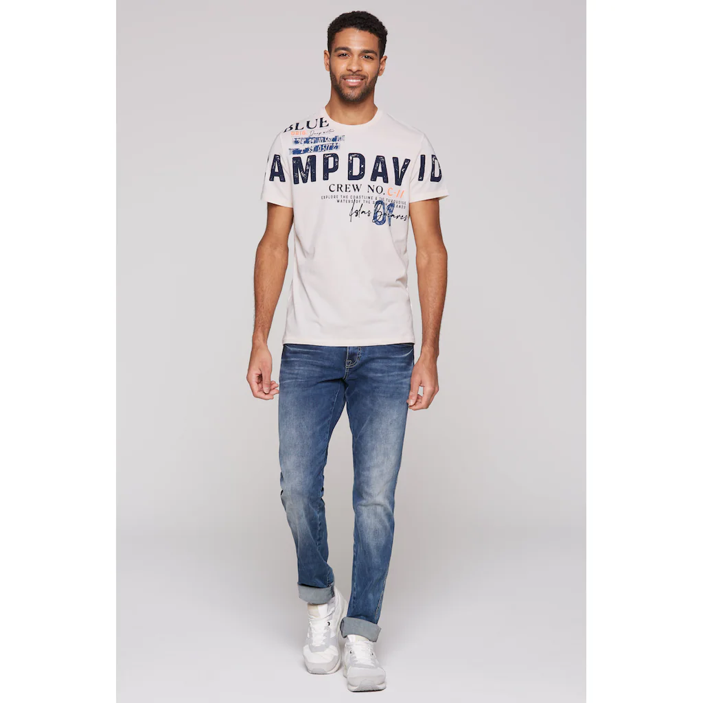 CAMP DAVID Rundhalsshirt Mit Baumwolle