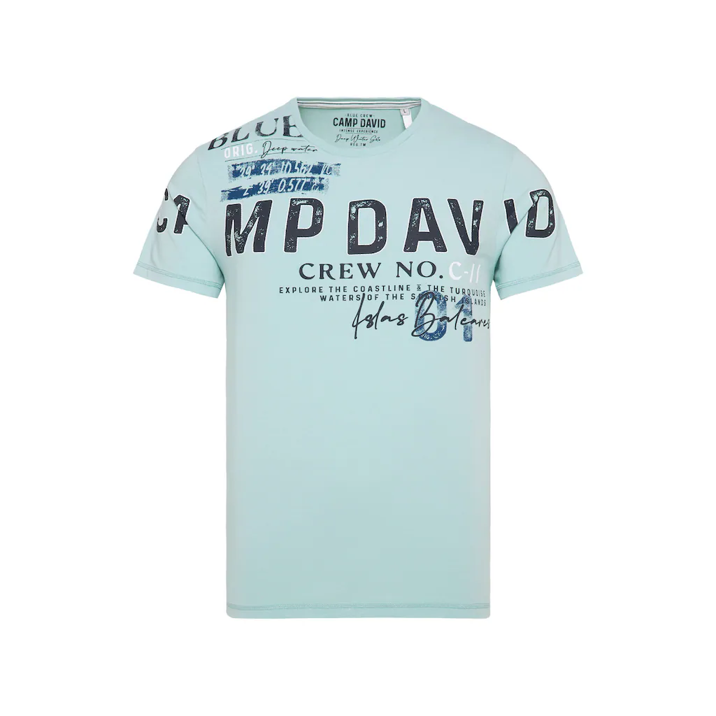 CAMP DAVID Rundhalsshirt Mit Baumwolle