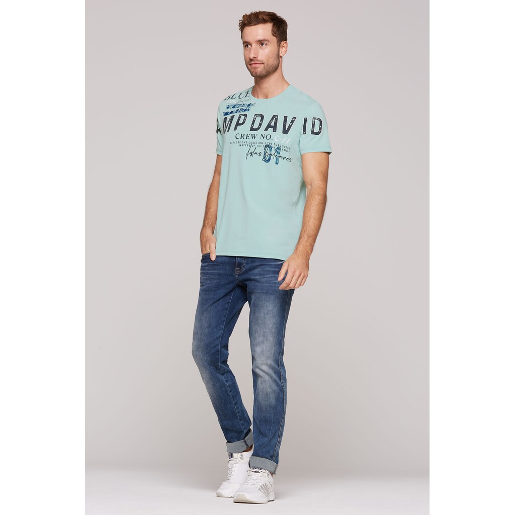 CAMP DAVID Rundhalsshirt Mit Baumwolle