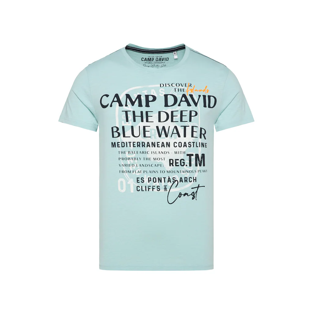 CAMP DAVID Rundhalsshirt Mit Necktape
