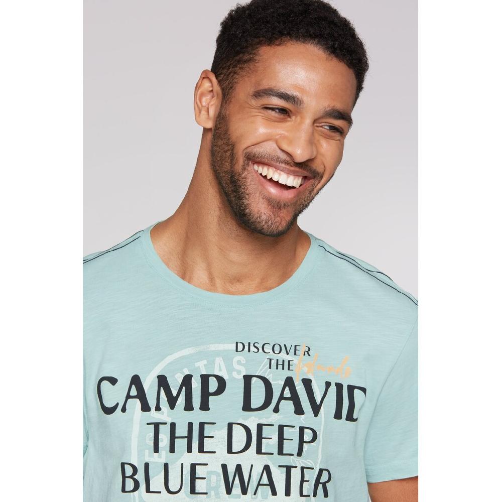 CAMP DAVID Rundhalsshirt Mit Necktape