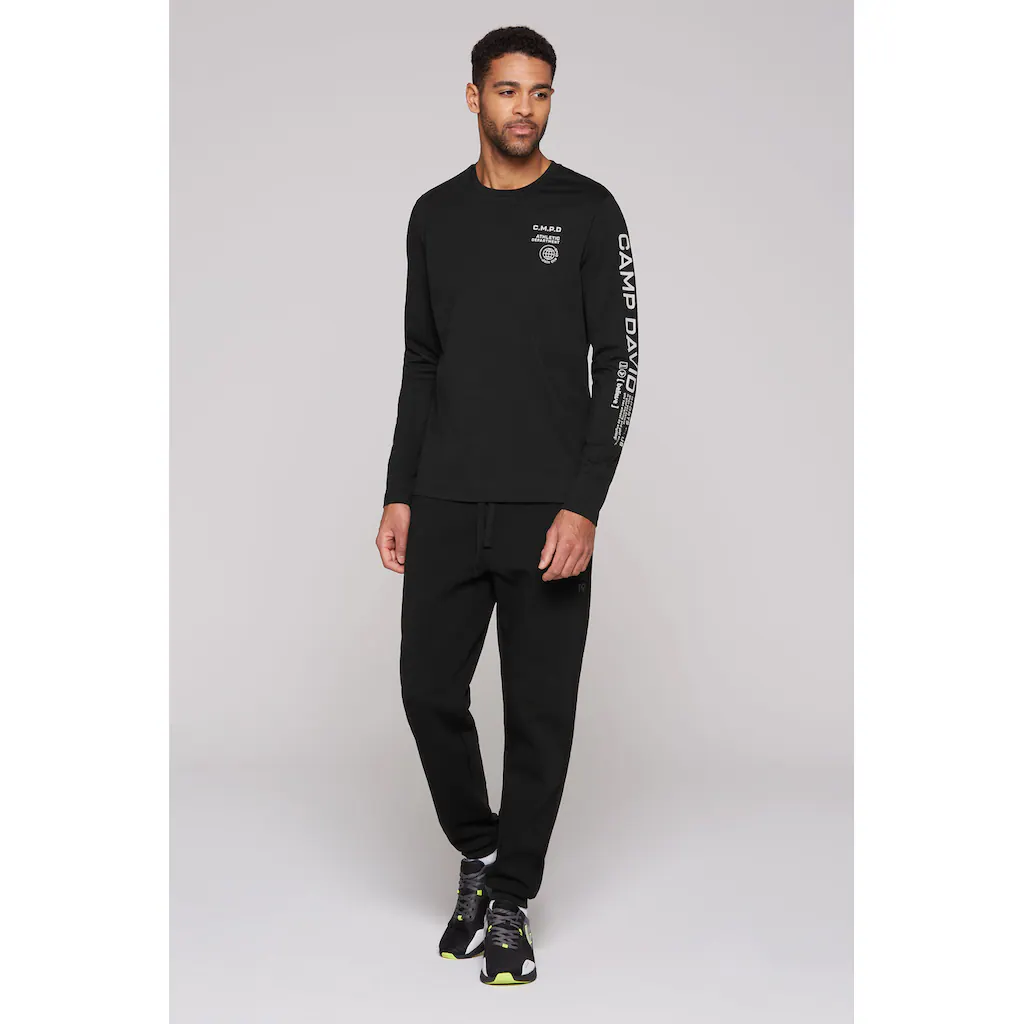 CAMP DAVID Rundhalsshirt Mit Necktape ▷ Kaufen