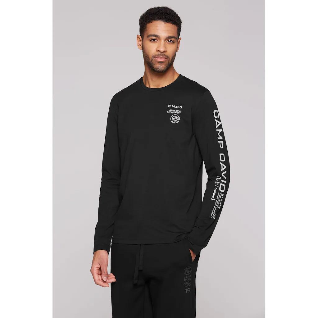 CAMP DAVID Rundhalsshirt mit Necktape ▷ kaufen