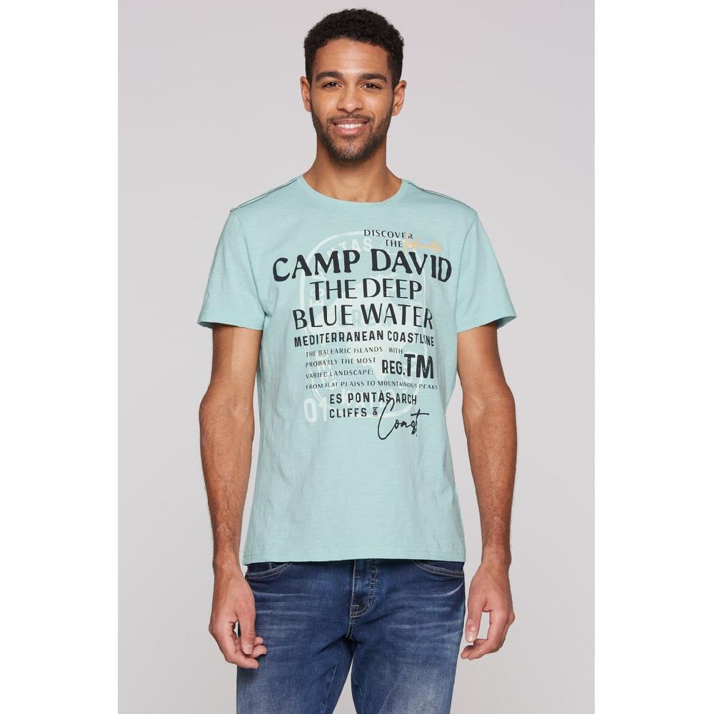 CAMP DAVID Rundhalsshirt mit Necktape