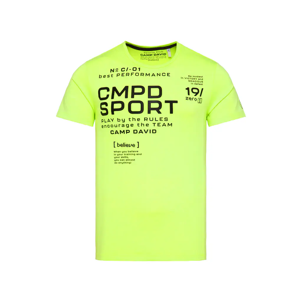 CAMP DAVID Rundhalsshirt Mit Reflektierenden Details ▷ Bestellen