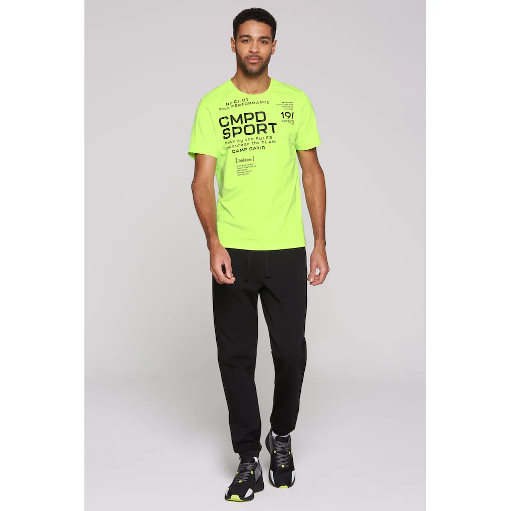 CAMP DAVID Rundhalsshirt Mit Reflektierenden Details ▷ Bestellen