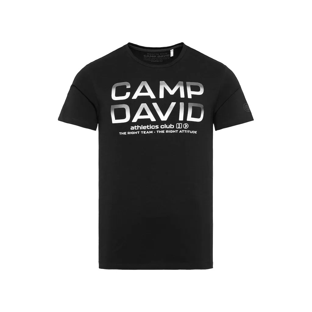CAMP DAVID Rundhalsshirt Mit Reflektierenden Details ▷ Bestellen