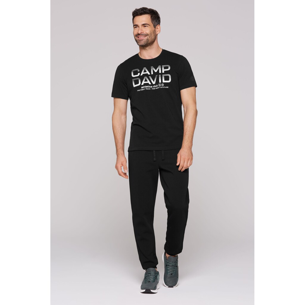CAMP DAVID Rundhalsshirt Mit Reflektierenden Details ▷ Bestellen