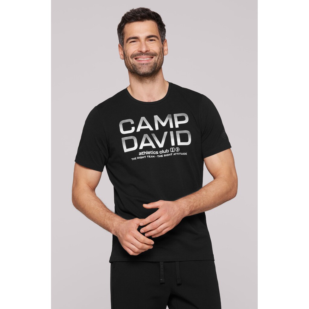 CAMP DAVID Rundhalsshirt mit reflektierenden Details ▷ bestellen