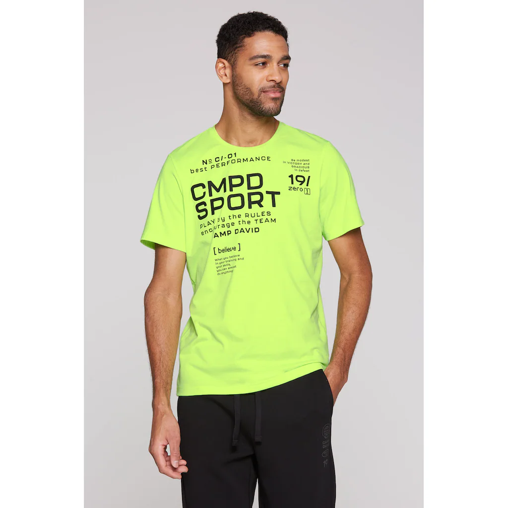 CAMP DAVID Rundhalsshirt mit reflektierenden Details ▷ bestellen