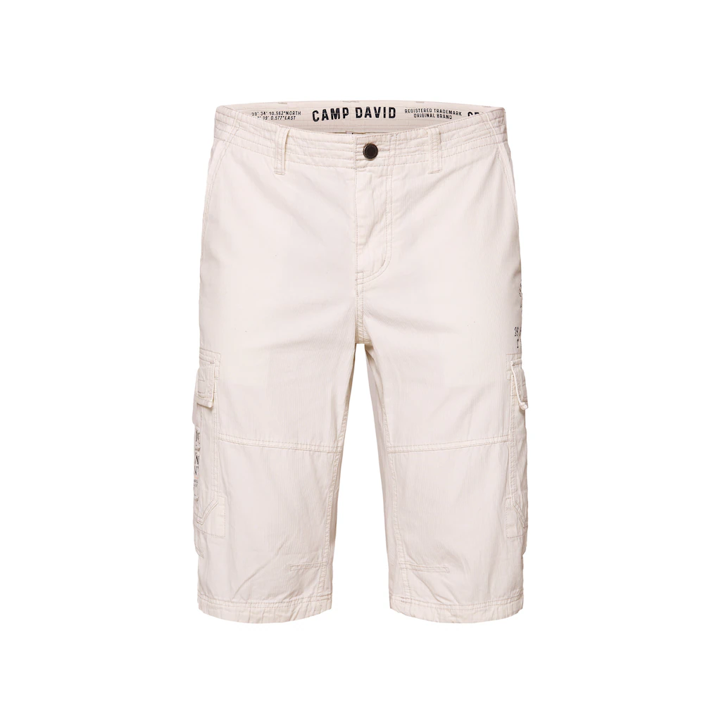 CAMP DAVID Shorts Mit Bindeband Am Saum