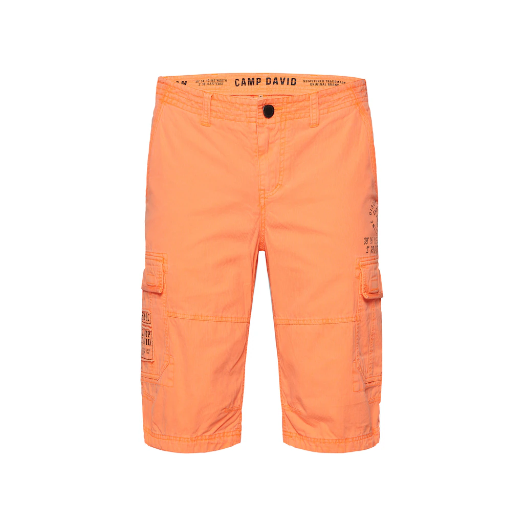 CAMP DAVID Shorts Mit Bindeband Am Saum