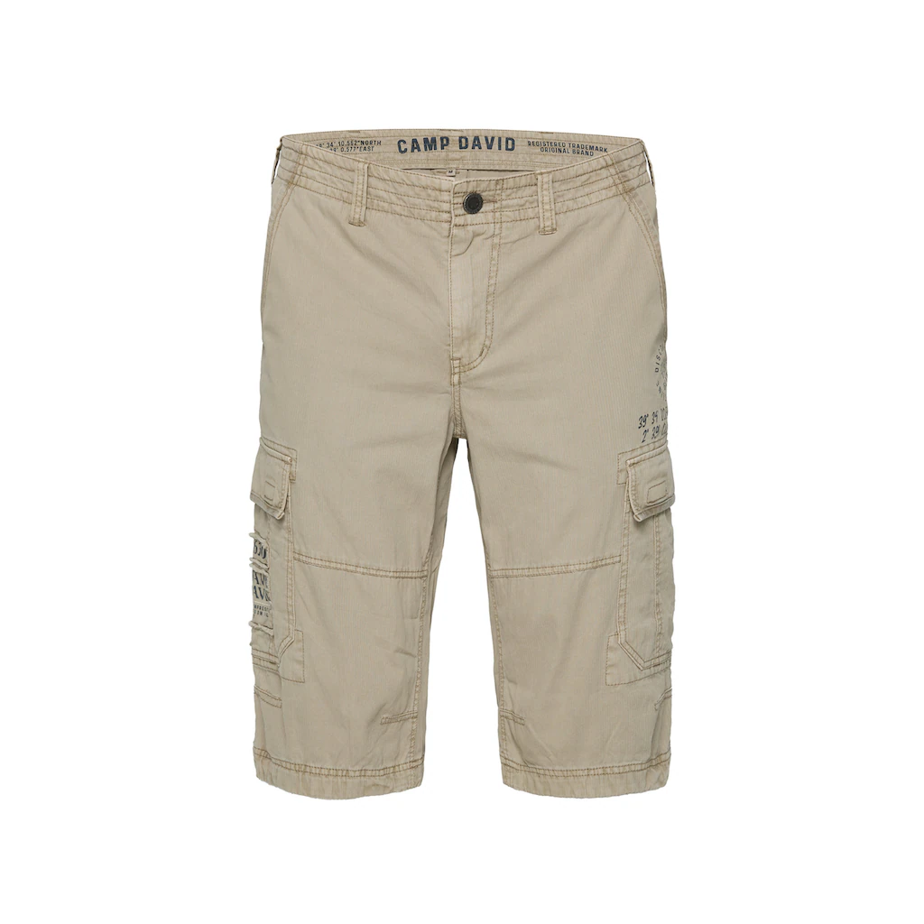 CAMP DAVID Shorts Mit Bindeband Am Saum
