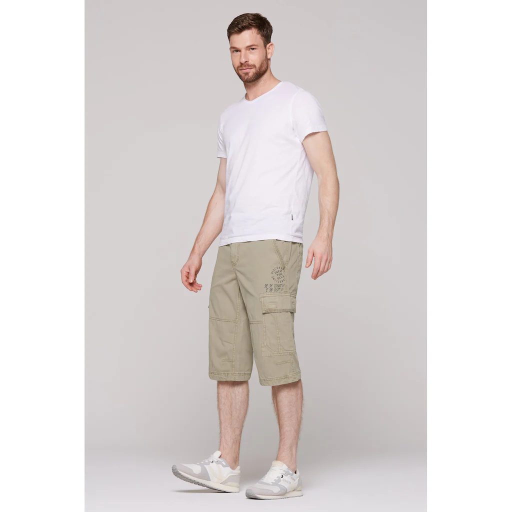 CAMP DAVID Shorts Mit Bindeband Am Saum