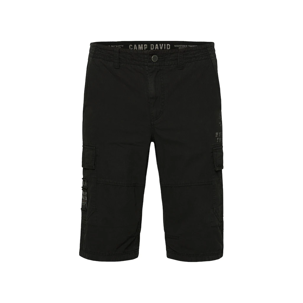 CAMP DAVID Shorts Mit Bindeband Am Saum