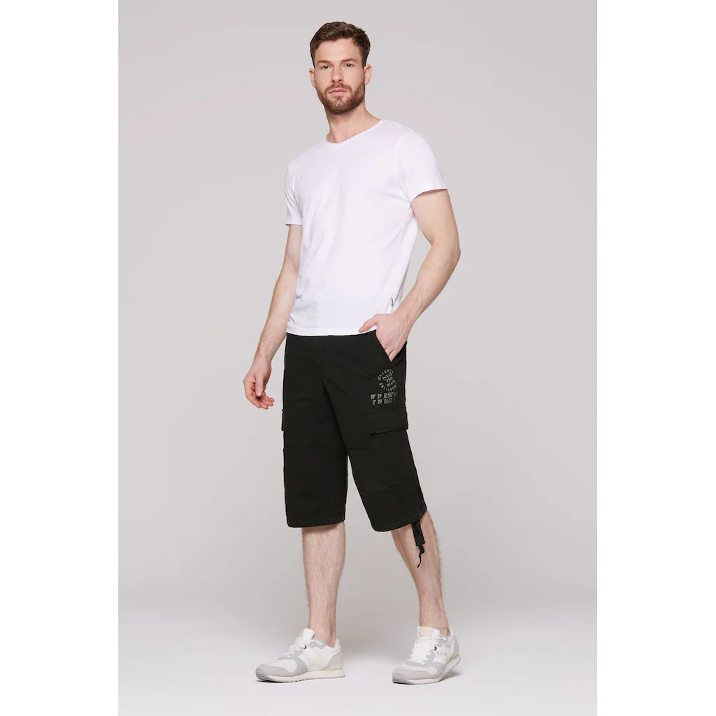 CAMP DAVID Shorts Mit Bindeband Am Saum